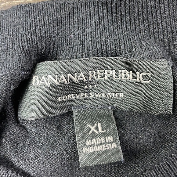 Banana Republic Factory Women’s Black Shirt Sleeve Forever Sweater, size XL - Picture 2 of 9
